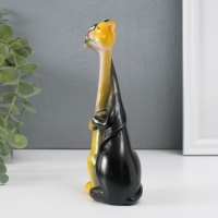 Сувенир полистоун обнимашки "Кошка с котом - танго" 17,3х7х4,2 см