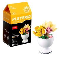 Конструктор &laquo;Цветы в горшочке&raquo;, 6 видов, МИКС