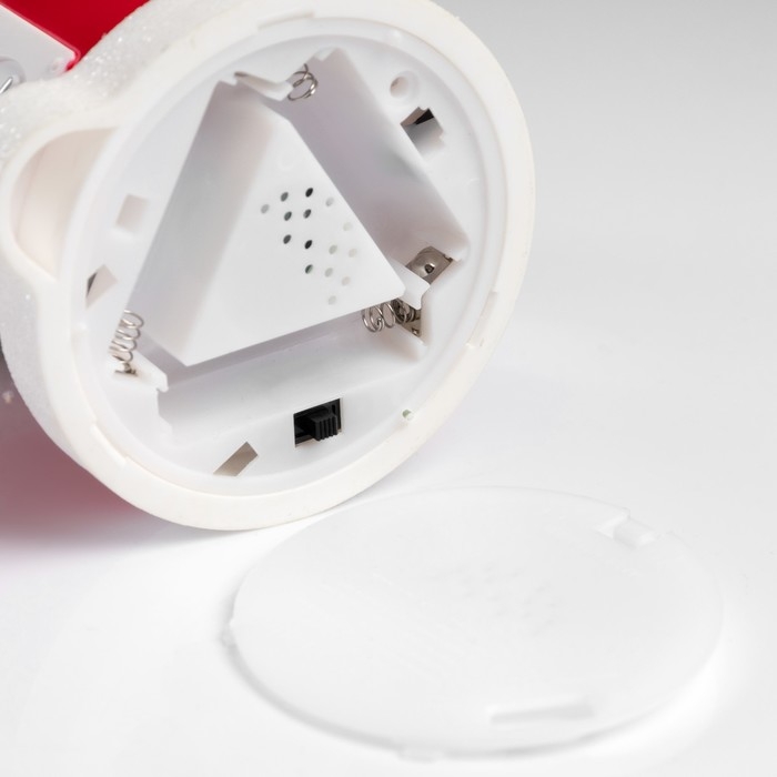 Фигура светодиодная &laquo;Новогодняя карамель&raquo;, 19.8х11.1х11.8 см, музыка, батарейки ААх3 (не в комплекте), USB, свечение тёплое белое