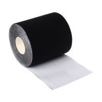 Кинезио - тейп, 7,5 см &times; 5 м, цвет чёрный