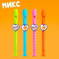 Игрушка музыкальная флейта «Зверята», цвета МИКС Игрушка музыкальная флейта «Зверята», цвета МИКС