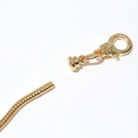 Основа для браслета «Карабин», цвет жёлтое золото, 17 см + 5 см удлинитель Основа для браслета «Карабин», цвет жёлтое золото, 17 см + 5 см удлинитель