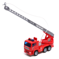 Машина инерционная &laquo;Пожарная&raquo;, масштаб 1:16, световые и звуковые эффекты, стреляет водой, МИКС