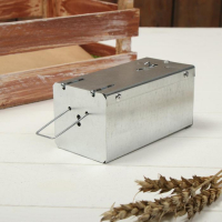 Мышеловка-ловушка, 13 &times; 6 &times; 6 см, металл