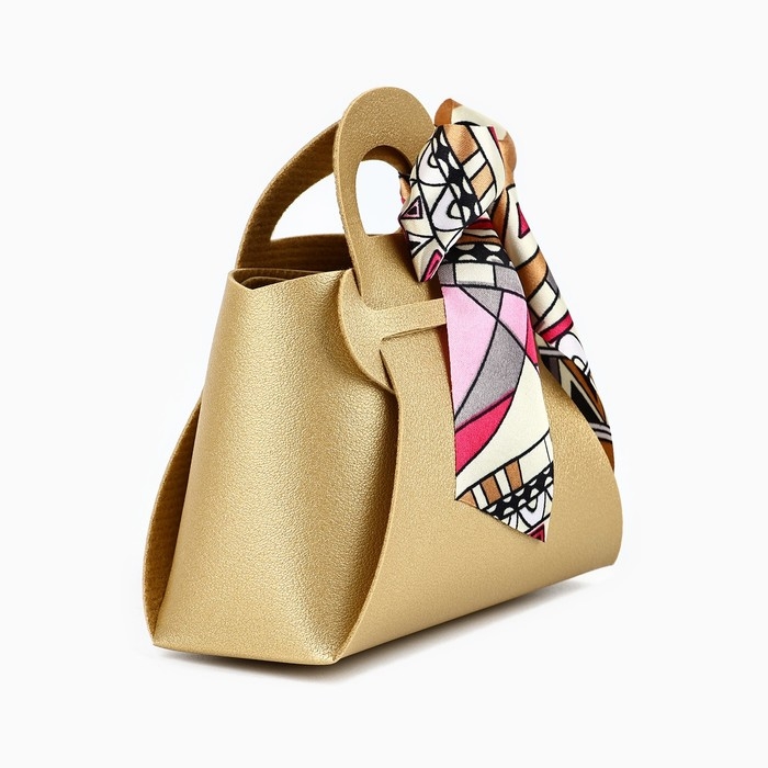 Сумочка подарочная «Золотая», 12 х 13 х 5.5 см Сумочка подарочная «Золотая», 12 х 13 х 5.5 см