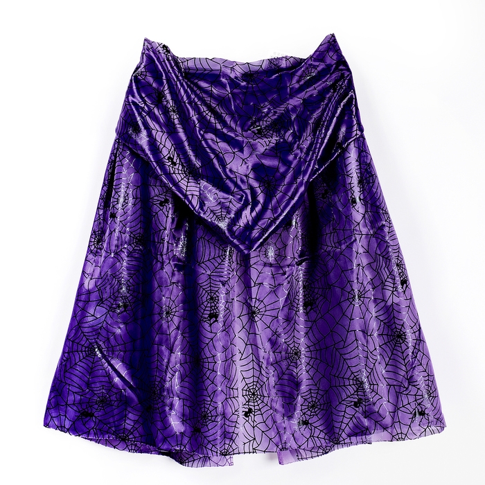 Карнавальный набор &laquo;Прекрасная ведьмочка&raquo;, шляпа, накидка, парик, цвет фиолетовый