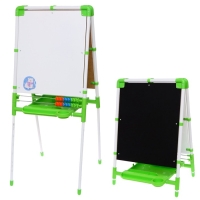 Мольберт детский двусторонний &laquo;Доска знаний&raquo;, регулируется по высоте, цвет салатовый