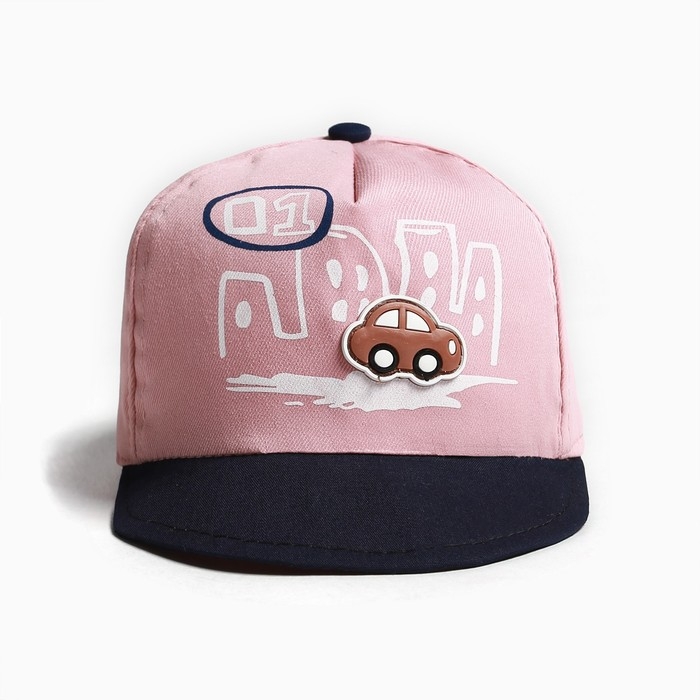 Кепка детская MINAKU Кепка детская MINAKU "Машинка" розовый, р-р 48-50