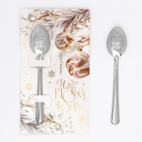 Ложка сувенирная на открытке &laquo;Новогодняя коллекция: Чудес в новом году&raquo;, 3 х 14 см