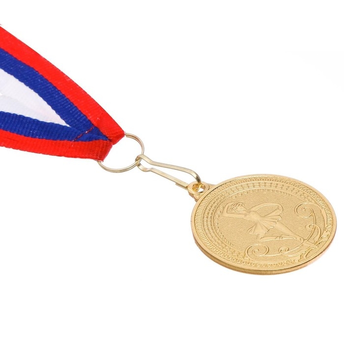 Медаль тематическая 178 &laquo;Балет&raquo;, d= 4 см. Цвет золото. С лентой