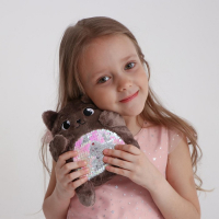 Мягкая игрушка &laquo;Кошечка Ника&raquo;, с пайетками, 16х8х17 см