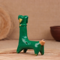 Абашевская игрушка "Собачка", 10х6х12 см, Петрова О.В. Абашевская игрушка "Собачка", 10х6х12 см, Петрова О.В.