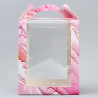 Коробка под торт, кондитерская упаковка, &laquo;Пастель&raquo;, 15 х 15 х 18 см