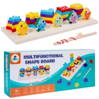 Деревянная пирамидка + рыбалка, 31 &times; 12,7 см