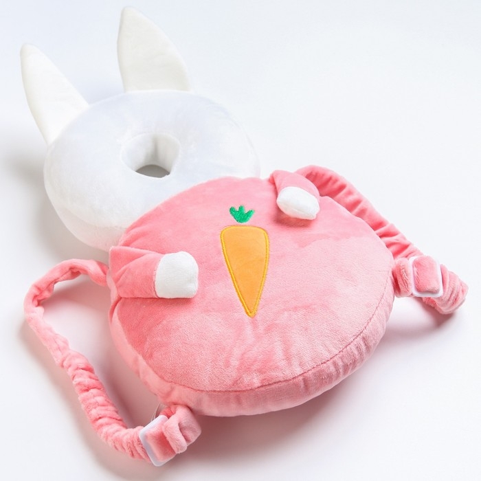 Рюкзак подушка для безопасности малыша &laquo;Зайка&raquo;, цвет розовый, Крошка Я