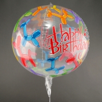 Шар полимерный 22" &laquo;С Днём Рождения&raquo;