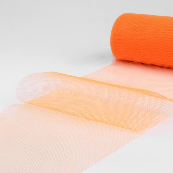 Фатин, 15 см, 11 &plusmn; 1 г/кв.м, 23 &plusmn; 1 м, цвет оранжевый №24