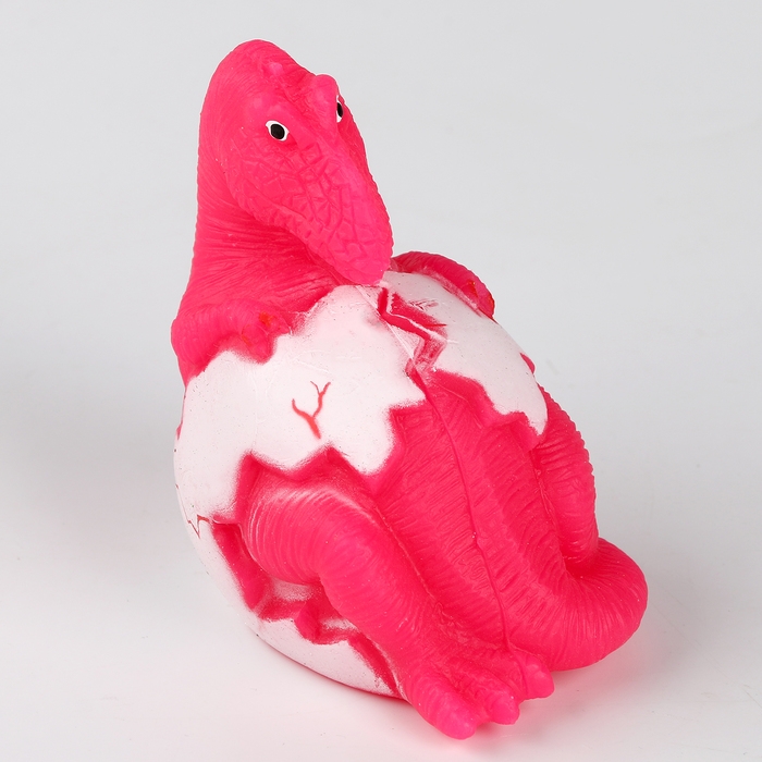 Мяч детский резиновый ёжка световой &laquo;Динозаврик&raquo;, цвета МИКС , в шоубоксе