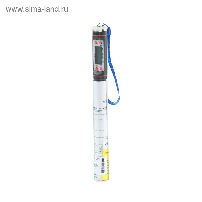 Термометр (термощуп) кухонный Luazon LTR-05, max 300 &deg;C, от LR44, чёрный