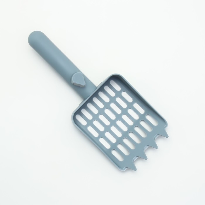 Туалет с высоким бортом с совком и фильтром, 50 х 36 х 21 см, голубой Туалет с высоким бортом с совком и фильтром, 50 х 36 х 21 см, голубой