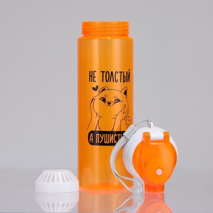 Бутылка для воды &laquo;Пушистый&raquo;, 600 мл