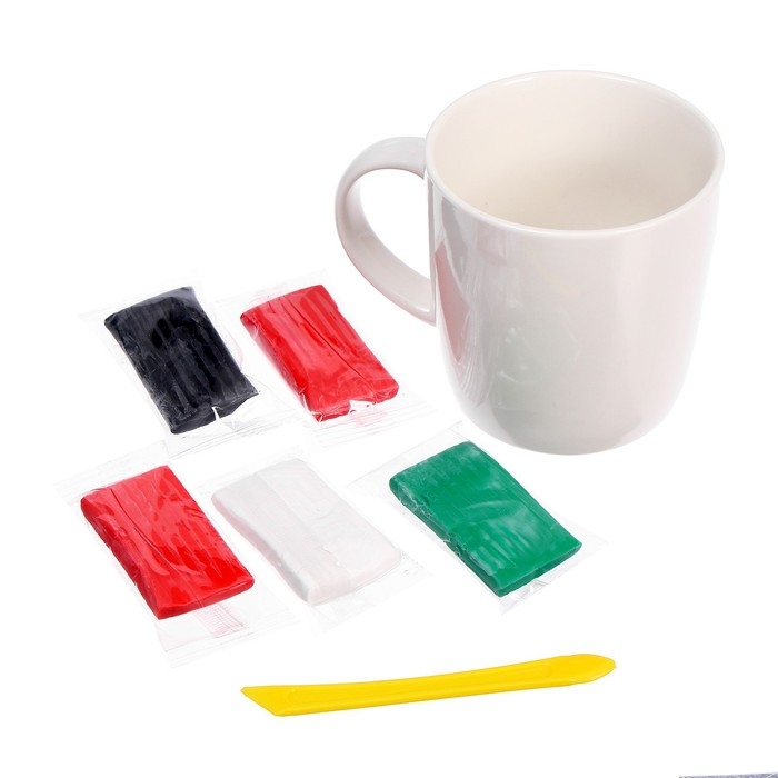 Новогодний набор для декора кружки полимерной глиной «Новый год! Снегирь на ветке» Новогодний набор для декора кружки полимерной глиной «Новый год! Снегирь на ветке»