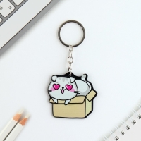 Брелок для ключей акриловый &laquo;Котик&raquo;, 7 х 12,5 см