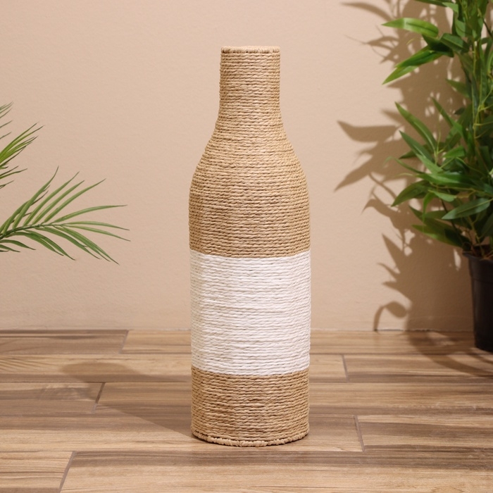 Ваза плетёная, напольная 16х16х49 см Ваза плетёная, напольная 16х16х49 см