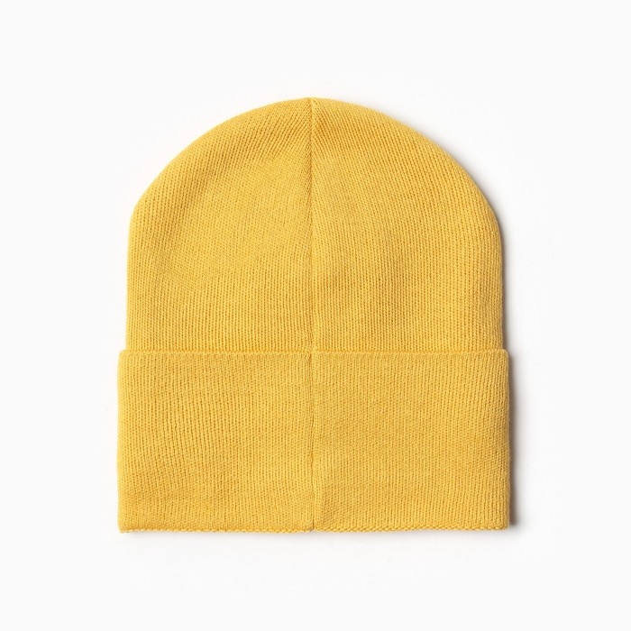 Шапка детская MINAKU р-р 48-50, цвет горчичный Шапка детская MINAKU р-р 48-50, цвет горчичный