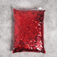 Наполнитель для шара &laquo;Блёстки&raquo;, d=3 мм, 1 кг, цвет красный