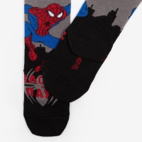 Колготки Марвел &laquo;Ночной город&raquo;, цвет чёрный/серый, 116-122 см