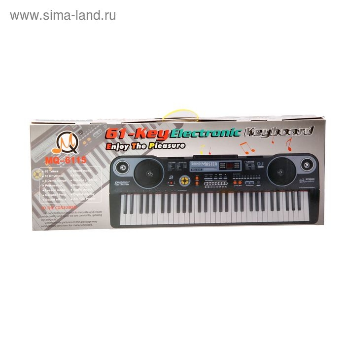 Синтезатор &laquo;Мастер&raquo; с пюпитром, дисплеем, 61 клавиша