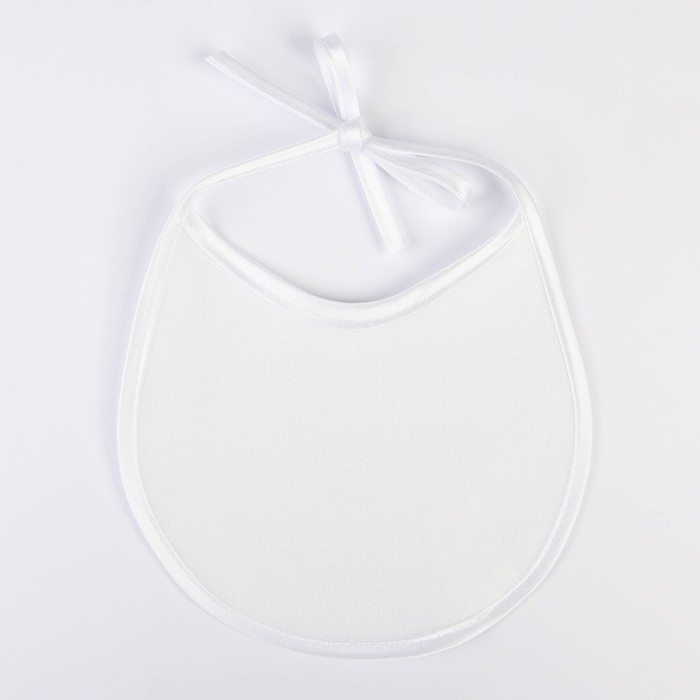 Нагрудник детский 18х18 см., микрофибра с ПВХ  покрытием &laquo;Витоша&raquo;, белый