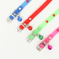 Ошейник из морозостойкого мягкого пластика "Люблю сердечно", 30 х 1 см, микс цветов Ошейник из морозостойкого мягкого пластика "Люблю сердечно", 30 х 1 см, микс цветов