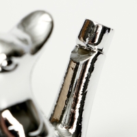 Свистулька керамическая птичка &laquo;Серебряная&raquo;