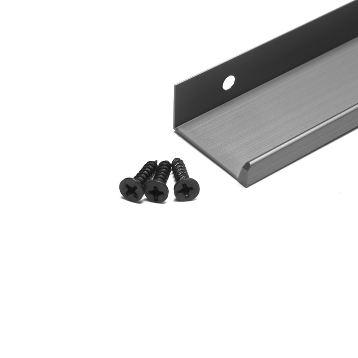 Ручка CAPPIO RT001, L=1200 мм, м/о 1160 мм, цвет графит, 4 шт.