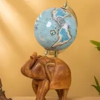 Глобус сувенирный, 25&times;16&times;36 см, подставка дерево