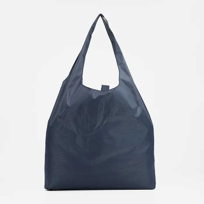 Сумка хозяйственная на кнопке, складная, цвет серый