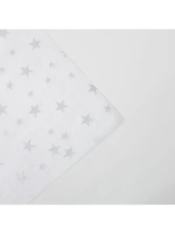 Бумага упаковочная тишью &laquo;Звезды, серебро&raquo;, 50 х 70 см