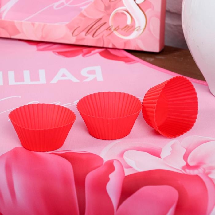 Набор &laquo;Лучшей хозяйкем кухонный фартук 50см х 70см и формы для выпечки