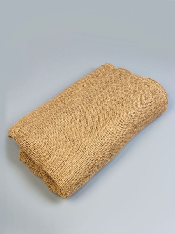 Джут натуральный, 1,1 &times; 10 м, плотность 190 г/м&sup2;, плетение 26 &times; 26 нитей