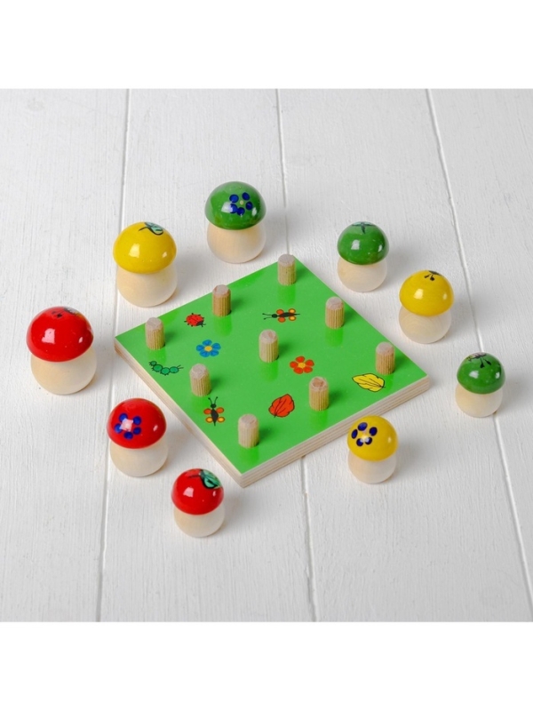 Счётный материал &laquo;Грибочки на полянке&raquo;, набор 9 шт.