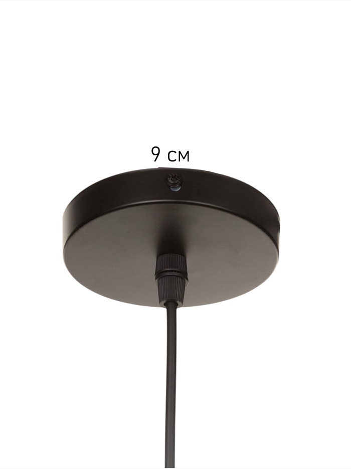 Светильник Robert 1х40Вт Е27 пр-1м черный 24х24х14см