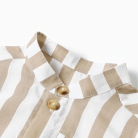 Рубашка для мальчика, MINAKU: Eco style, цвет бежевый/полоска, рост 98 см Рубашка для мальчика, MINAKU: Eco style, цвет бежевый/полоска, рост 98 см