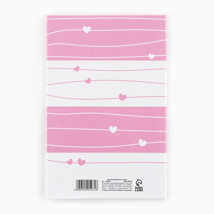 Папка для медицинского полиса &laquo;Наша малышка&raquo;, 17,5 х 11,3 см.