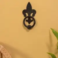 Дверной молоток "Геральдическая лилия"  10х20 см