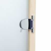 Дверь для бани и сауны "Графит", размер коробки 180х70 см, липа 8 мм