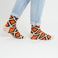 Носки MINAKU &laquo;Ромбы&raquo;, размер 36-41 (23-27 см)