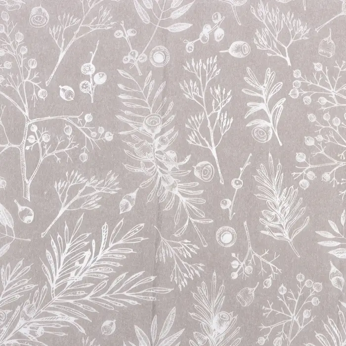 Бумага упаковочная тишью, &laquo;Ветки&raquo;, 50 см &times; 70 см 17 грамм