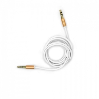 Кабель аудио AUX BYZ BL-613, Jack 3.5 мм(m)-Jack 3.5 мм(m), 1м, белый